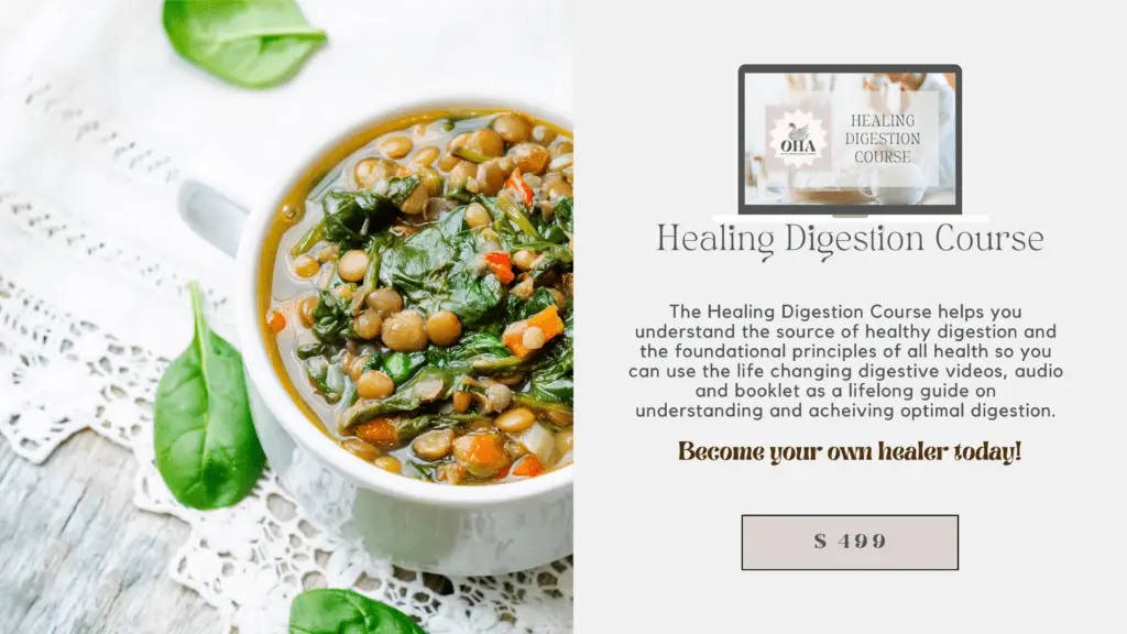 Healing Digestion Landing Page